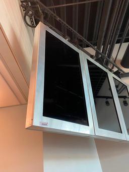 4-Panel LED LCD 40in Samsung TV Digital Menu / Message Board w/ Ceiling Mount Bracket w/ Lenovo