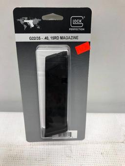 1 Glock Perfection G22/35-40 15RD Magazine and Noble Guard Gun Lock w/ Key