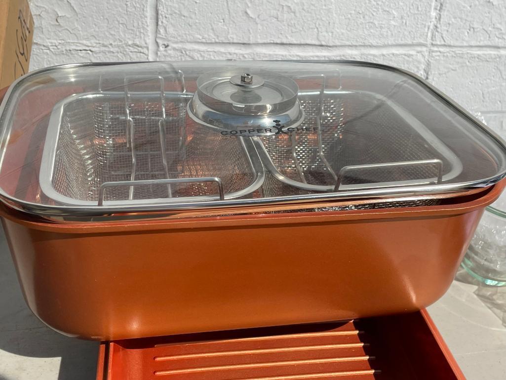 Copper Chef NEW Pans, 5 Pieces