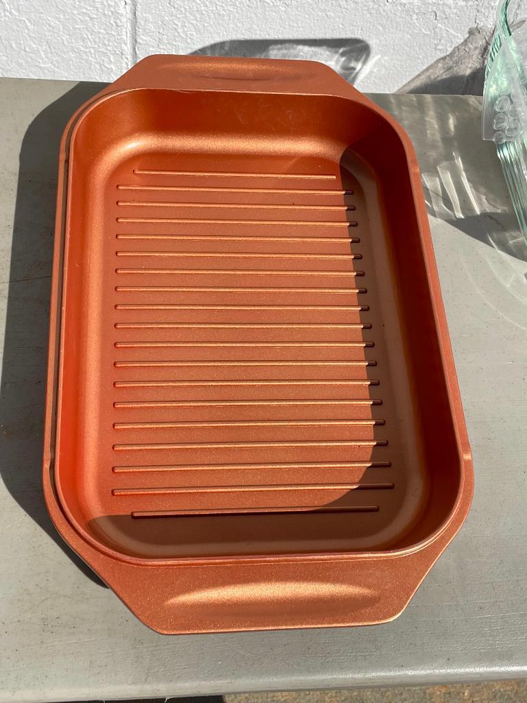 Copper Chef NEW Pans, 5 Pieces