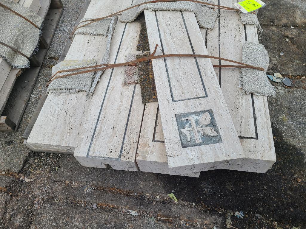 Marble Fireplace Surround from Witherspoon Mansion - 3 Pallets