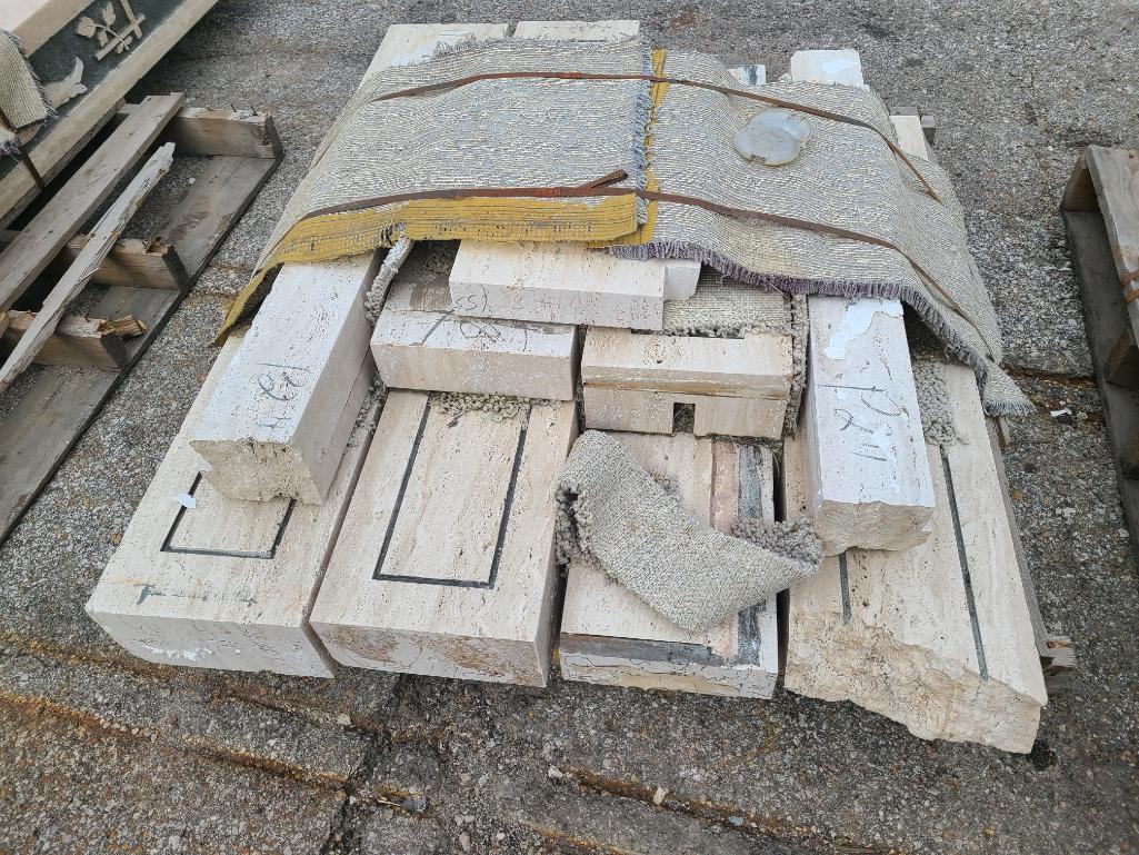 Marble Fireplace Surround from Witherspoon Mansion - 3 Pallets