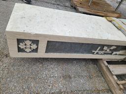 Marble Fireplace Surround from Witherspoon Mansion - 3 Pallets