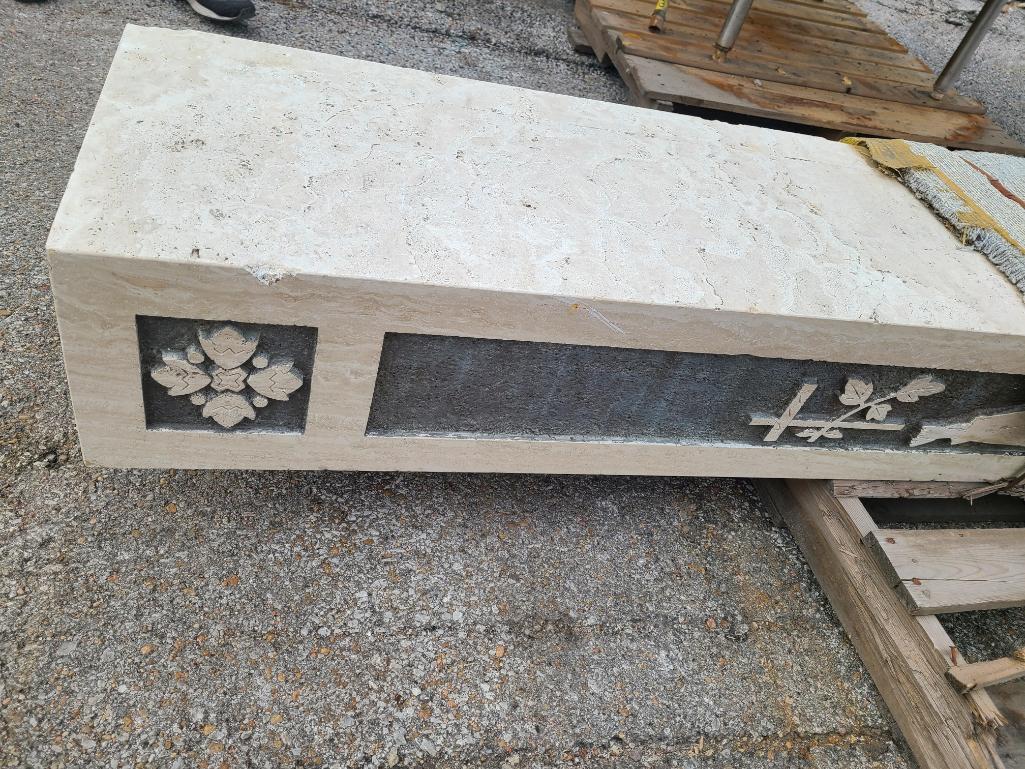 Marble Fireplace Surround from Witherspoon Mansion - 3 Pallets