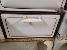 Antique Porcelain Cook Stove by Coleman Air-O-Gas