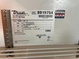 True TSID-72-3 72in Full Service Deli Case w/ Straight Glass - (3) Levels, 115v