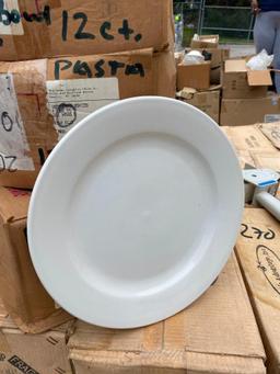 3 Cases, 3 Dozen (36) 11-1/4in Pasta Bowls (They Look More Like Plates, but Labeled Pasta Bowls)
