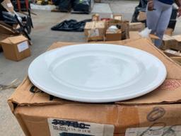 3 Cases, 3 Dozen (36) 11-1/4in Pasta Bowls (They Look More Like Plates, but Labeled Pasta Bowls)