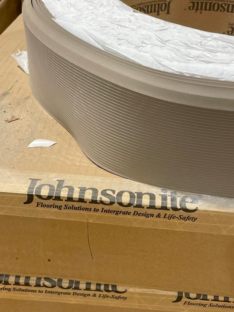 Pallet Johnsonite CB 150 4x120 1/8 TOE - Wall Base - 6 Colors, Wetlands, Manatee, Moon Rock,