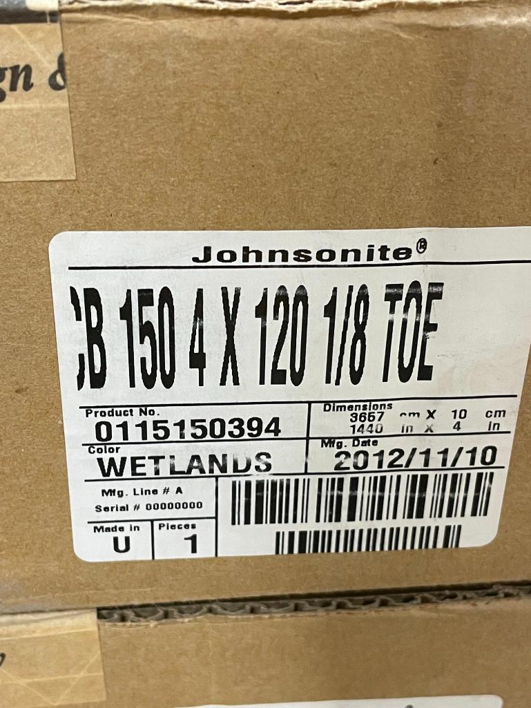 Pallet Johnsonite CB 150 4x120 1/8 TOE - Wall Base - 6 Colors, Wetlands, Manatee, Moon Rock,