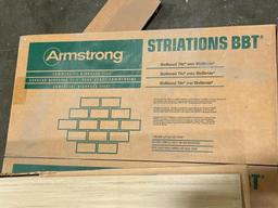 6+ Cases - Armstrong Striations BBT Commercial BioBased Tile 12in x 24in, 44sf/Box