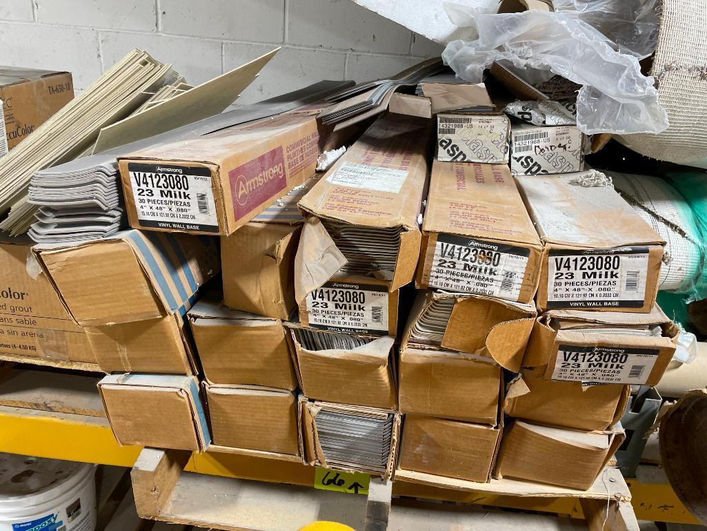 Approx. 17+ Boxes of Armstrong Vinyl Wall Base