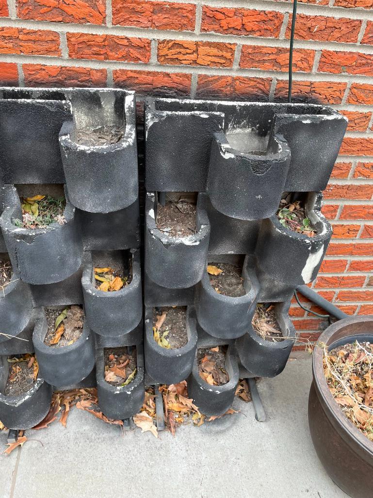 HD Styrofoam Planters and 2 Large Flower Pots