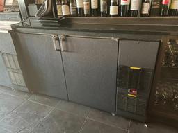 Glastender Model BB60-R6-BNH(LR) Back Bar Cooler - 60in W, 36in H