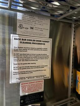 Glastender Model BB60-R6-BNH(LR) Back Bar Cooler - 60in W, 36in H