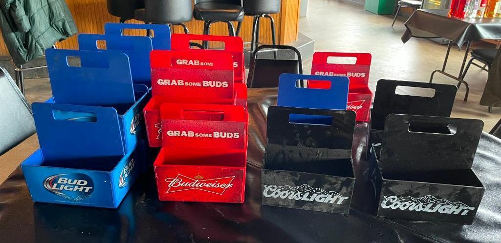 18 Bud, Bud Light & Coors Light Condiment Holders