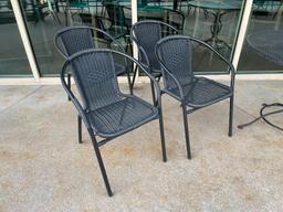 Patio Table w/ 4 Matching Chairs