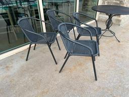 Patio Table w/ 4 Matching Chairs