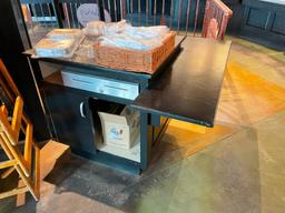 Unique Wooden POS or Merchandising Stand - See Images for Measurements