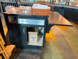 Unique Wooden POS or Merchandising Stand - See Images for Measurements