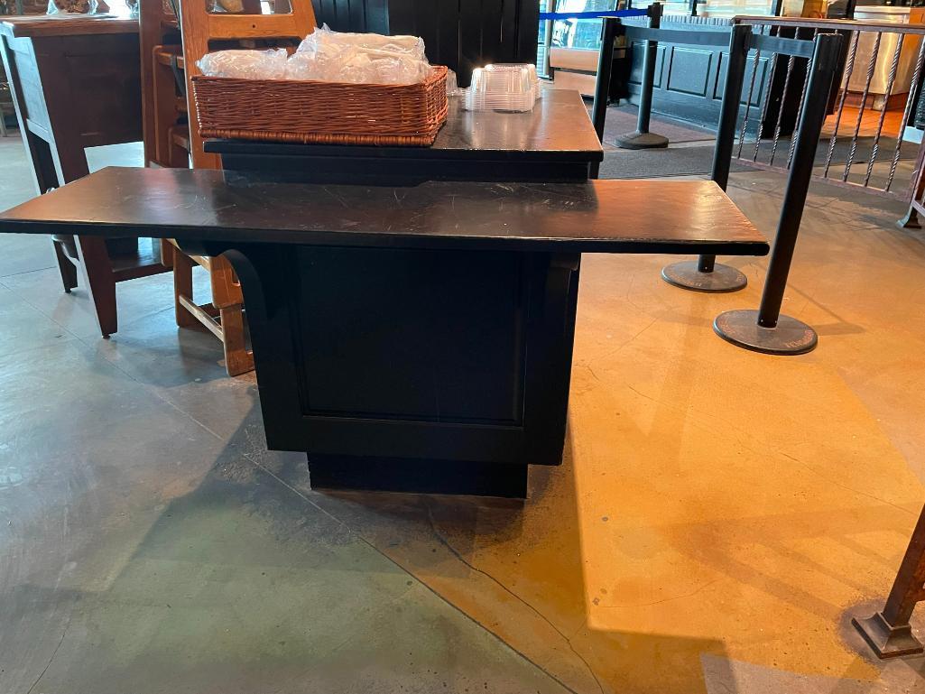 Unique Wooden POS or Merchandising Stand - See Images for Measurements
