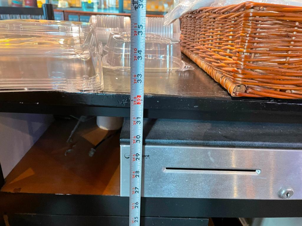 Unique Wooden POS or Merchandising Stand - See Images for Measurements