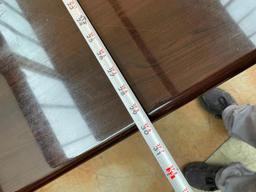 Restaurant Table, Single Pedestal Base, Solid Wood Top, 30in x 30in x 29.5in H