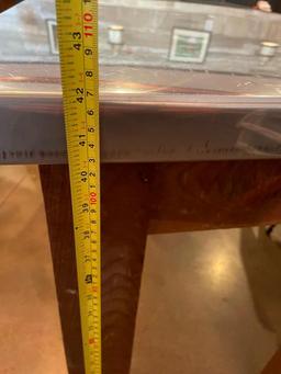 Stainless Steel Top High Top Table, Handmade in Workshop, Sturdy, 42in H, 72in x 30in