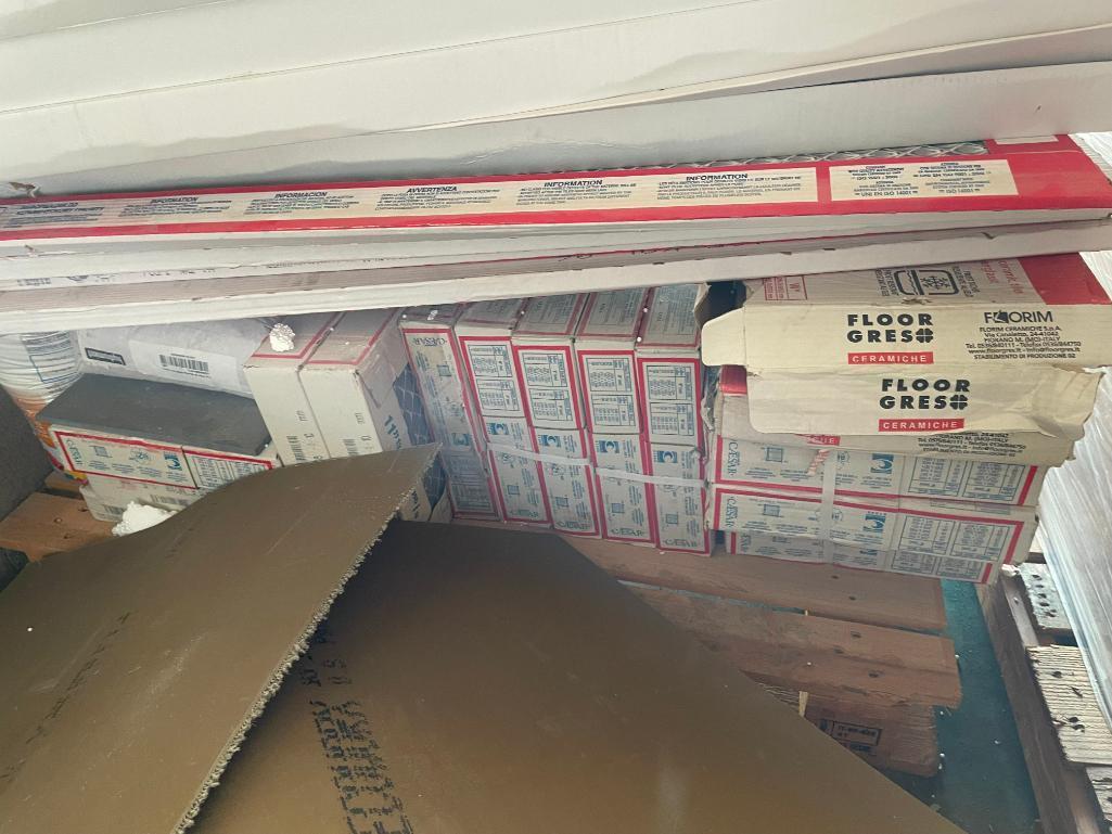 Large Assortment of Unused Ceramic and Porcelain Tile, Floor and Wall Tile, See Images