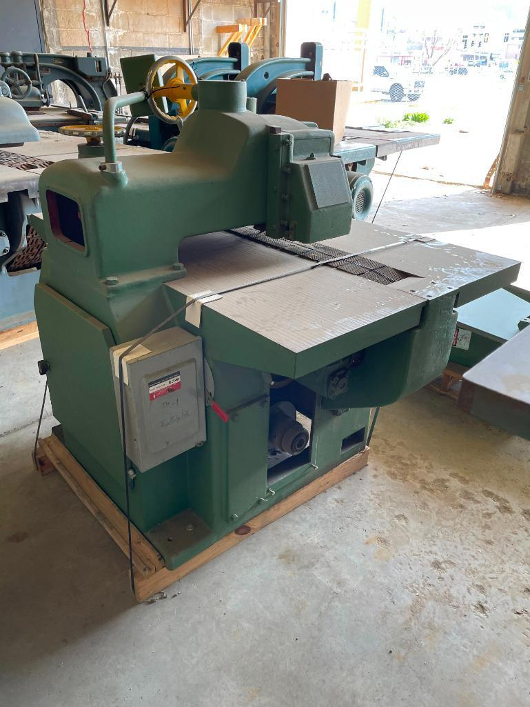 Northtech Model: SRS-12 Straight Line Rip Saw, 3ph, Date: Jun 1996, 17HP, 230v