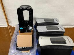 Lot of 4 ProPower Battery Operated Touchless Soap Dispensers, 1 is New, Size D Batteries