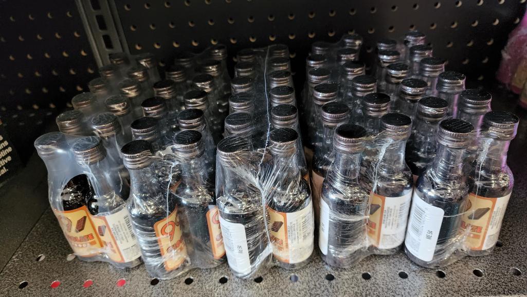 Lot of 60 Miniature Airplane Liquor Bottles, 50ml/ea - One Money for All, All for One Bid