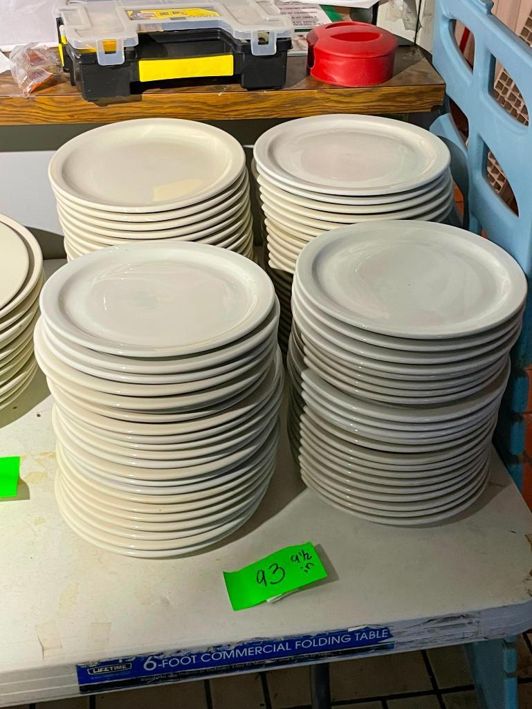 Large Selection of Restaurant China, 9-1/2 to 12-1/2 in Platters, Plates, Pasta Bowls