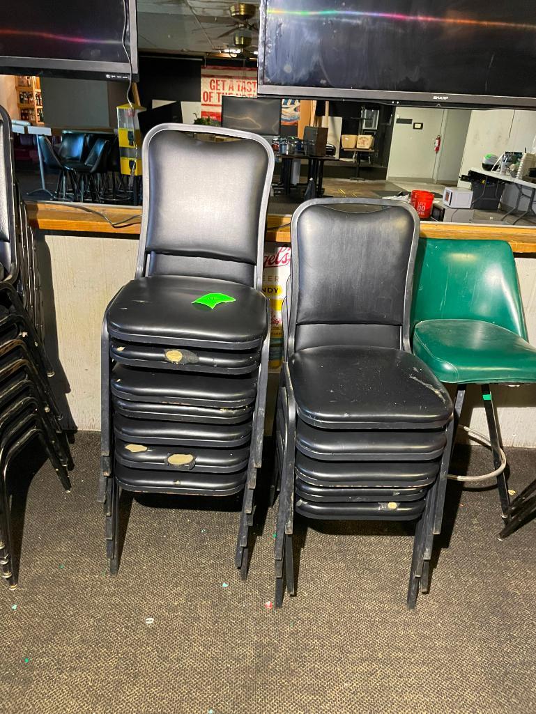 Group of Chairs, Most Have Rips in Vinyl
