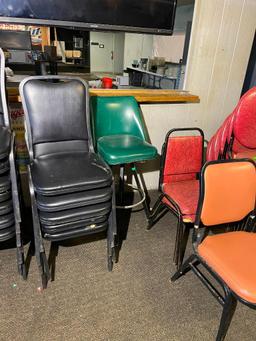 Group of Chairs, Most Have Rips in Vinyl