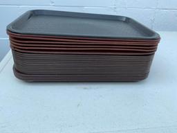 Lot of 20 NSF Cafeteria Trays 12in x 16in