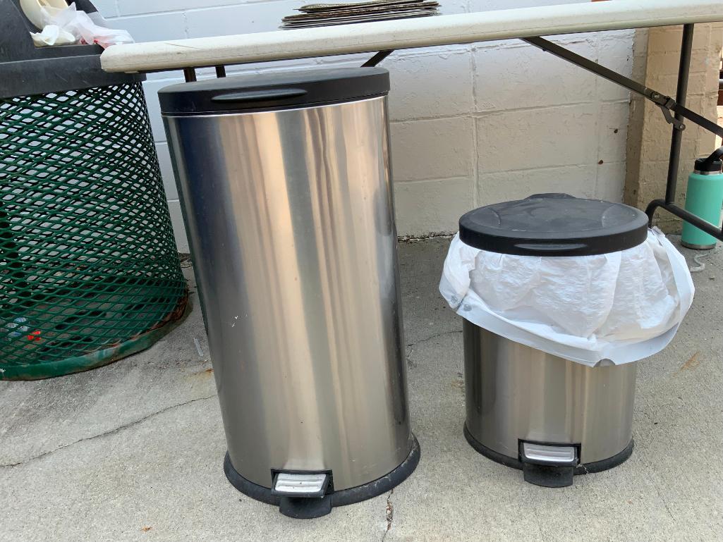 Two Trash Cans
