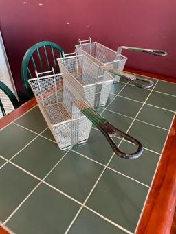 Lot of 3 New Fryer Baskets
