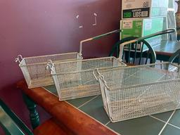 Lot of 3 New Fryer Baskets