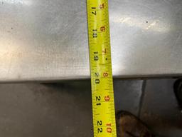Stainless Steel Prep Table / Equipment Stand w/ Lower Shelf, 20in x 20in x 20in