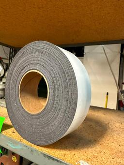 Roll of ULINE S-10494 2x6x100ft Perforated Magnetic Labels