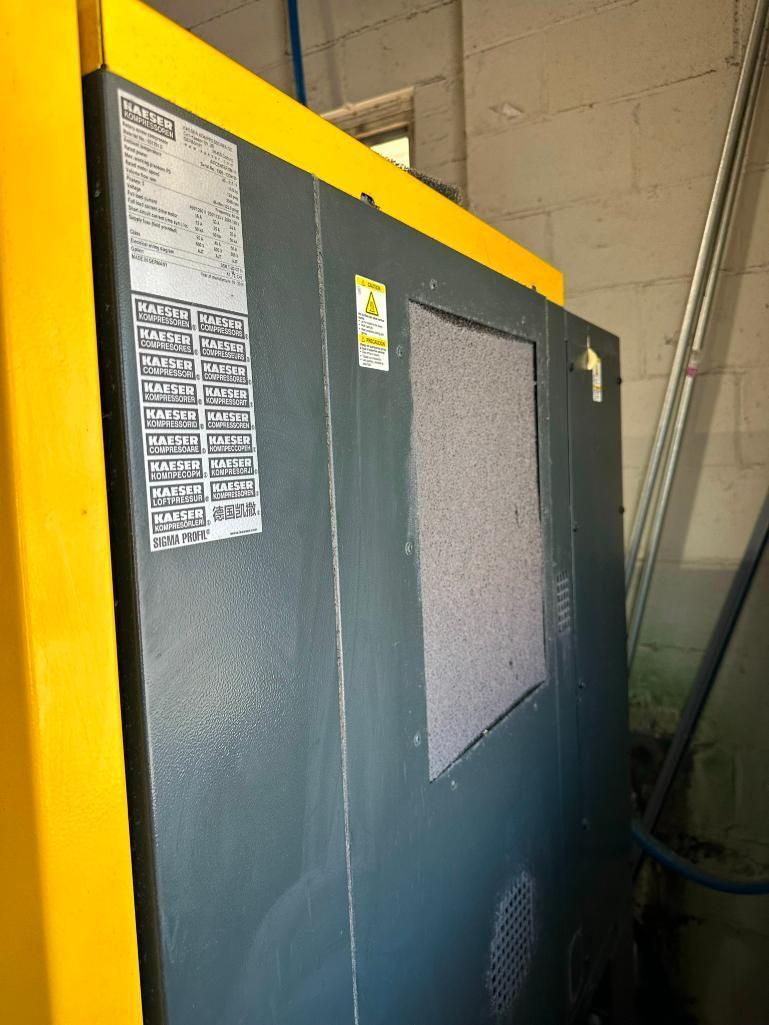 Kaeser Rotary Screw Compressor SM 10 Sigma 3ph Air Compressor w/ Dryer & Tank w/ Manuals