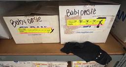 2 Boxes of T-Shirt Blanks - Baby Onesies, 278 Count