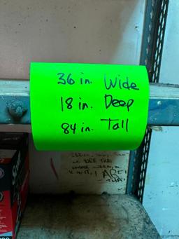 HD Shelving Unit, 84in H x 18in D, 36in W
