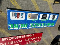 Lot of 5 General Auto Large Signs, Good for Any Shop