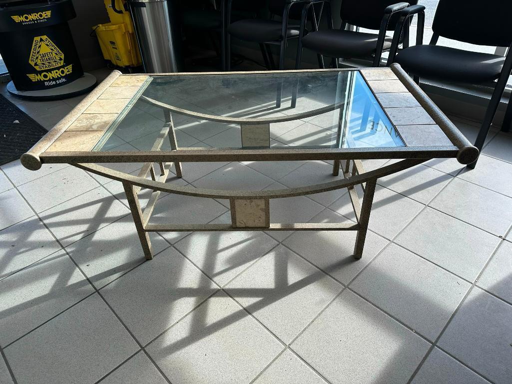 Glass Top Coffee Table