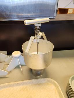 Manual Donut Batter Depositor Doughnut Maker Dropper Hopper, No Stand