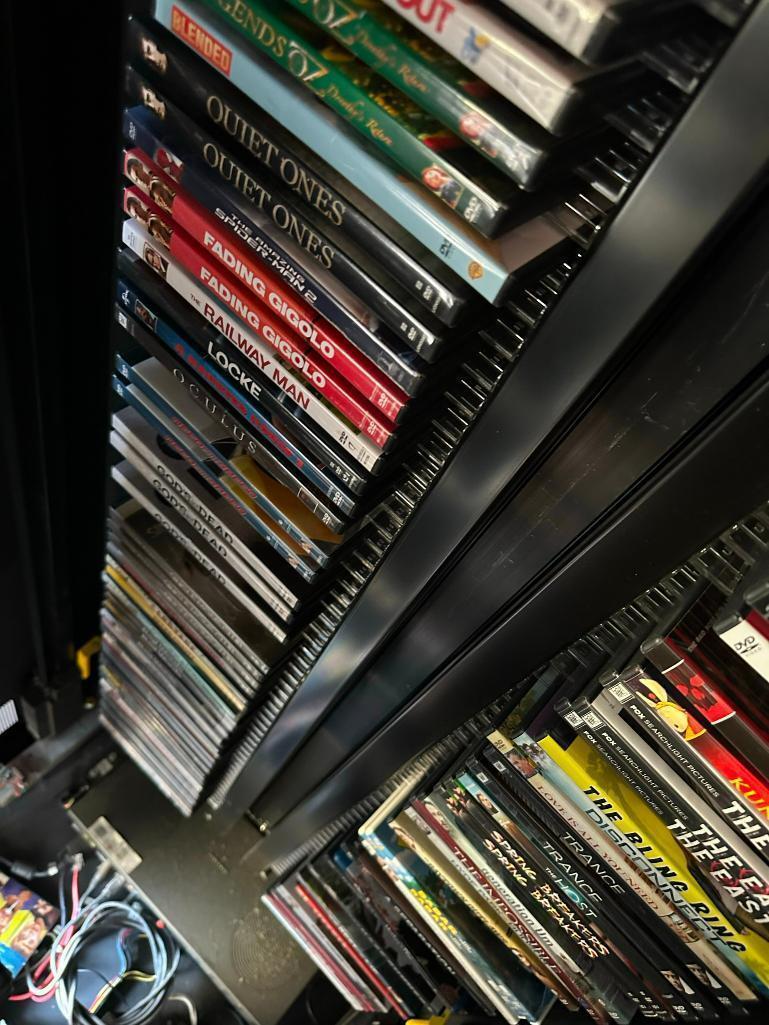 DVD Rental Machine Model S250, SN: S250-E865, 120v, Full of DVDs w/ Keys