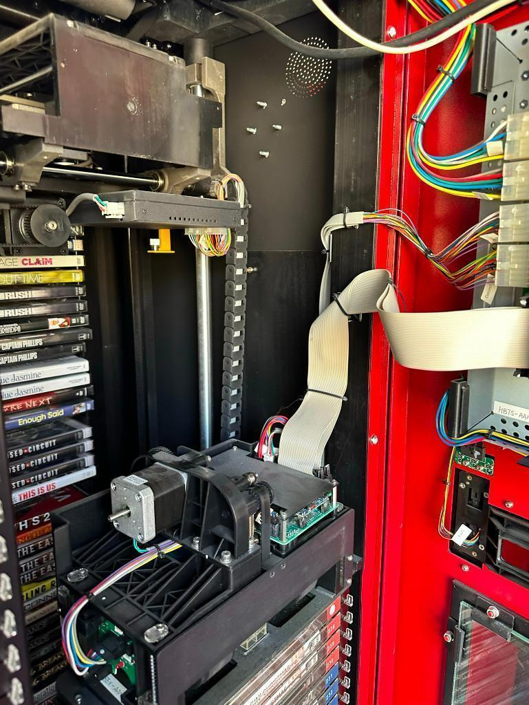 DVD Rental Machine Model S250, SN: S250-E865, 120v, Full of DVDs w/ Keys