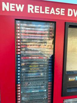 DVD Rental Machine Model S250, SN: S250-E865, 120v, Full of DVDs w/ Keys